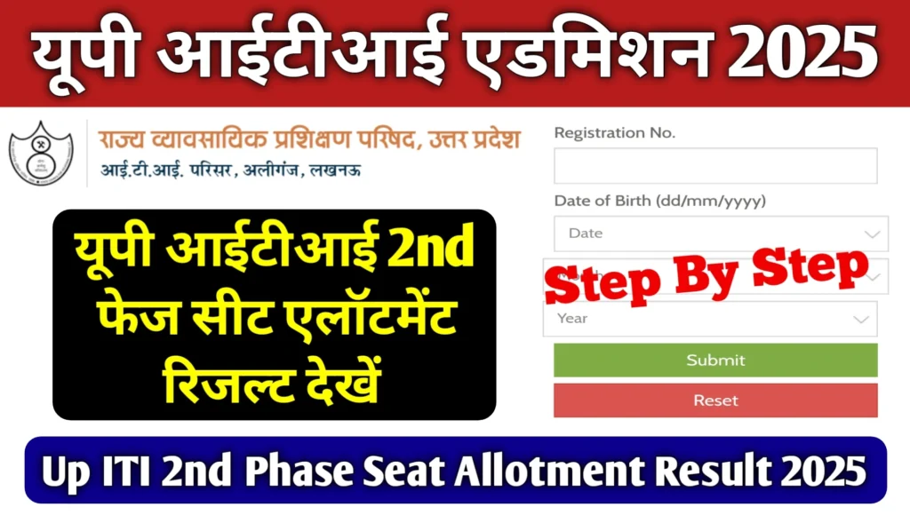 Up ITI 2nd Phase Seat Allotment Result 2025