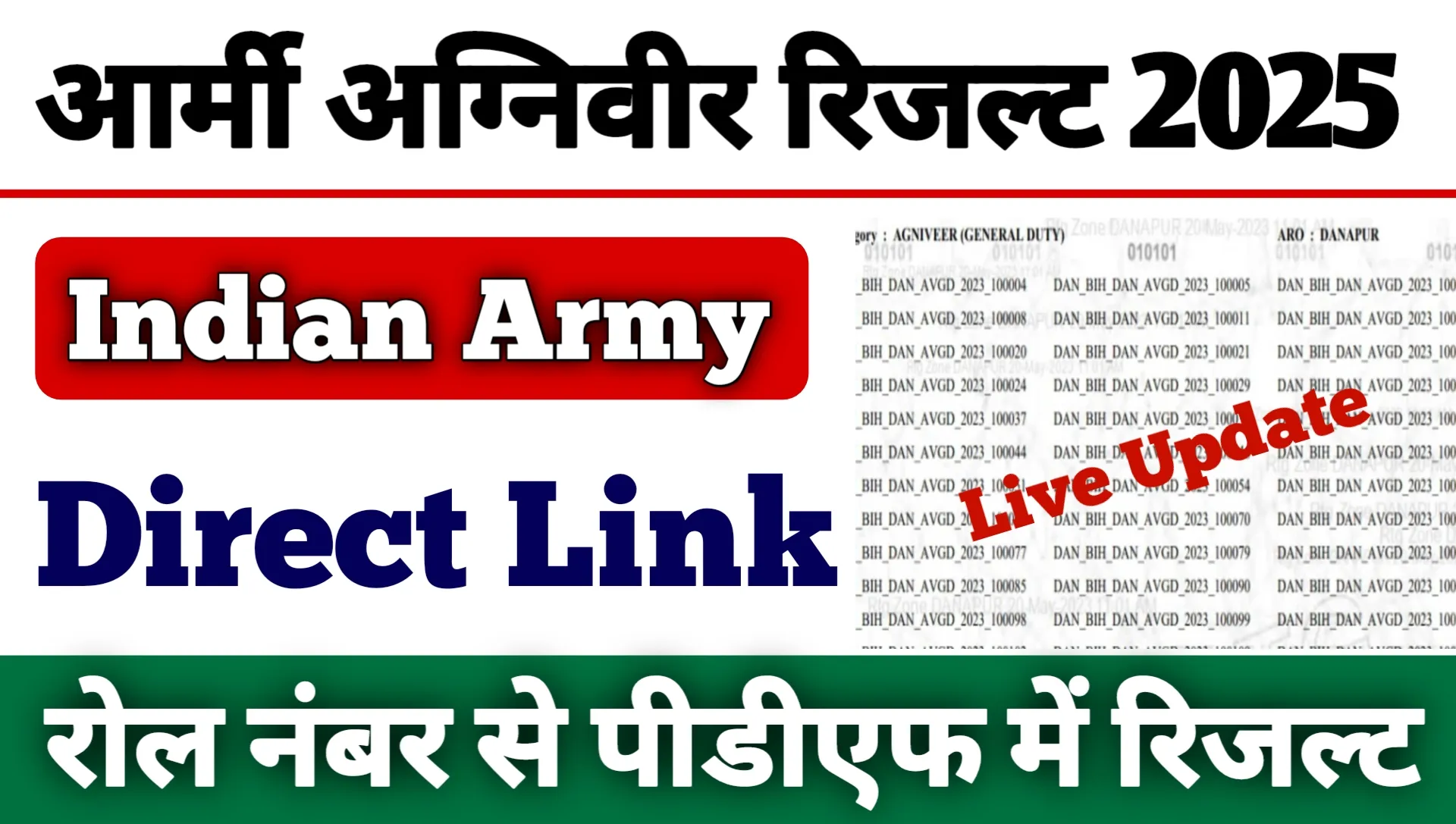 Indian Army Agniveer Result 2025